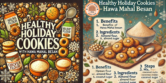 Healthy Holiday Cookies, Hawa Mahal Besan, Gluten-Free Cookies, Nutritious Holiday Treats, Festive Baking Ideas