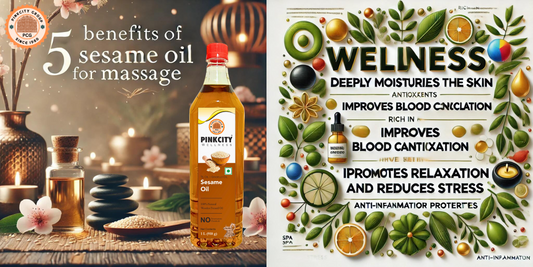 sesame oil, gingelly oil, massage benefits, skin health, relaxation